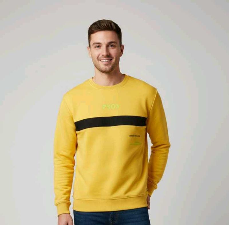 Stylish Yellow Sweatshirt