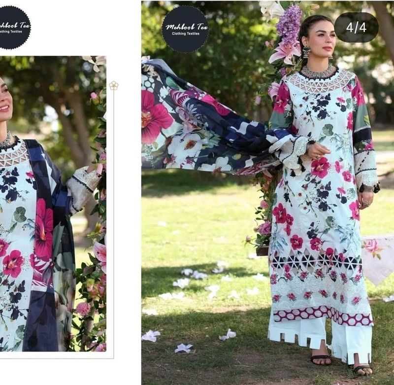 Floral Pakistani Salwar Kameez