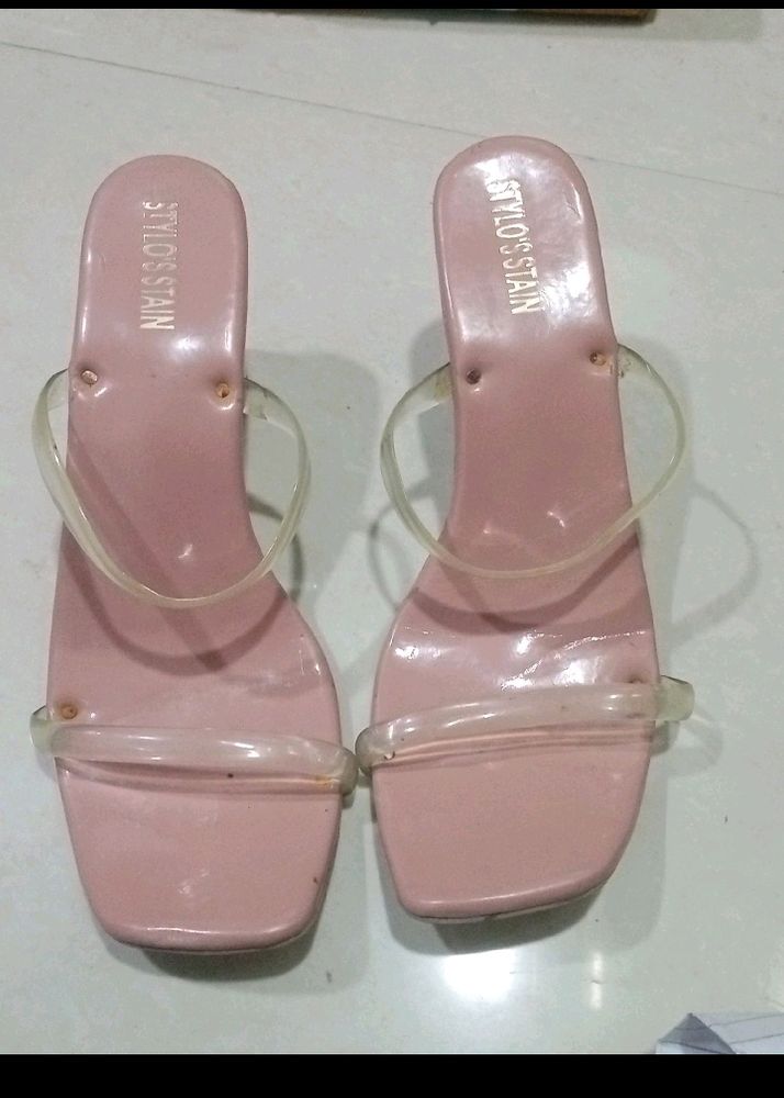 STYLOS&#39;STAIN TRANSPARENT STRAP SANDAL
