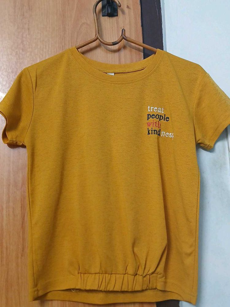 Mustard T-Shirt - Treat People