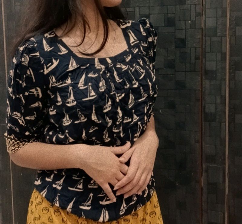 Blue Top Small Size