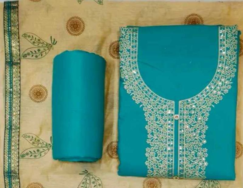 Unstitched Cotton Suit For Women