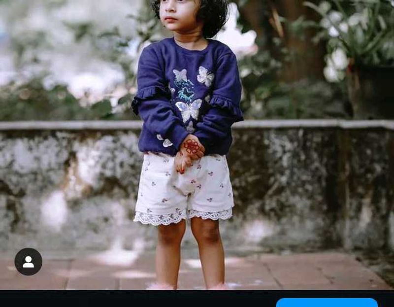 Baby Girl Denim Shorts/ Trouser