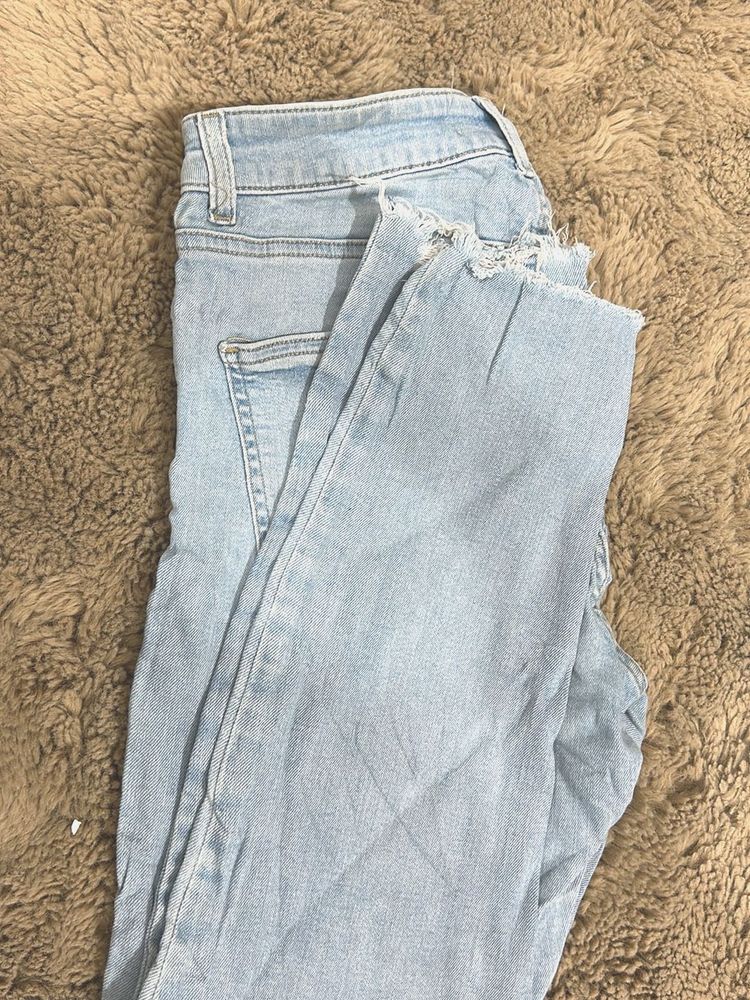 Light Wash Denim Jeans