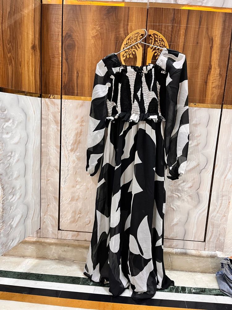 Black Nd White Dress