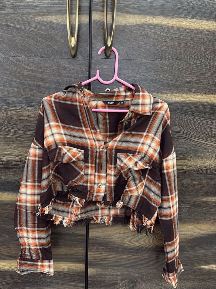 Plaid Crop Top