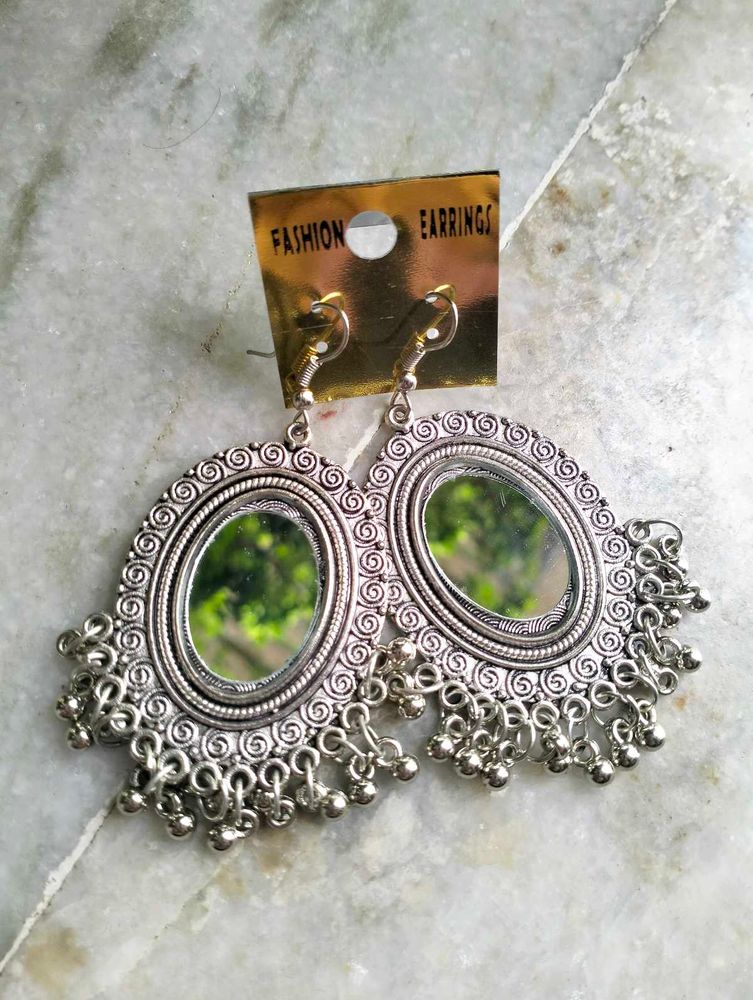 Mirror Dangle Earrings