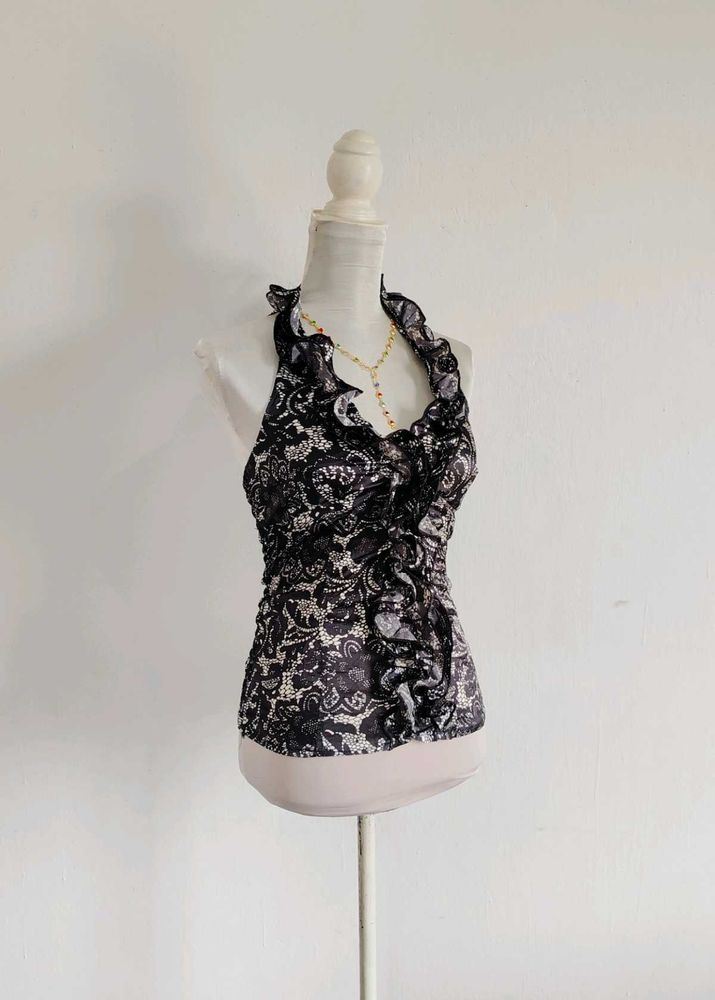 Y2k Halter Neck Top