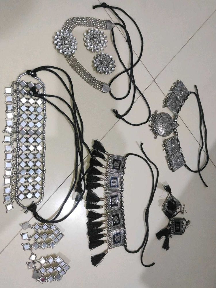 Navratri Oxidized Jewellery (Sets 4)