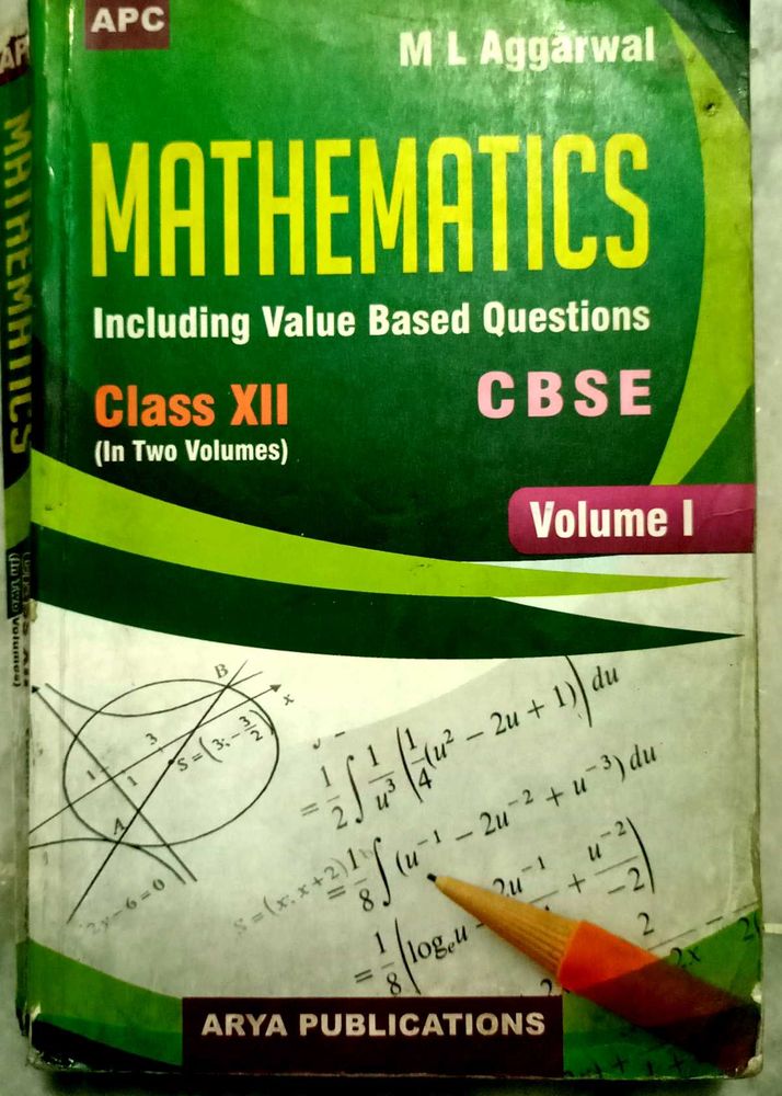ML Aggarwal Mathematics Class XII CBSE