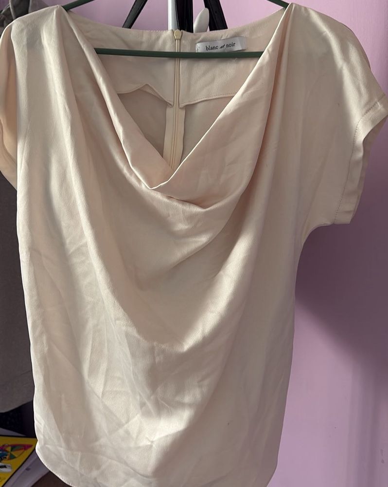 Elegant Cowl Neck Top