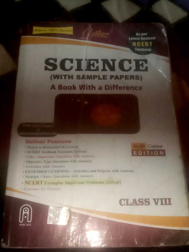 Golden Book Guide For Class 8 Science