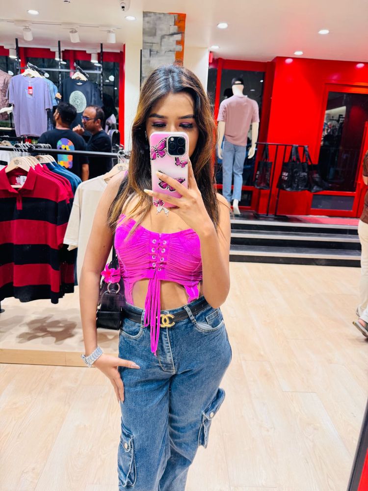 Pink Corset Top