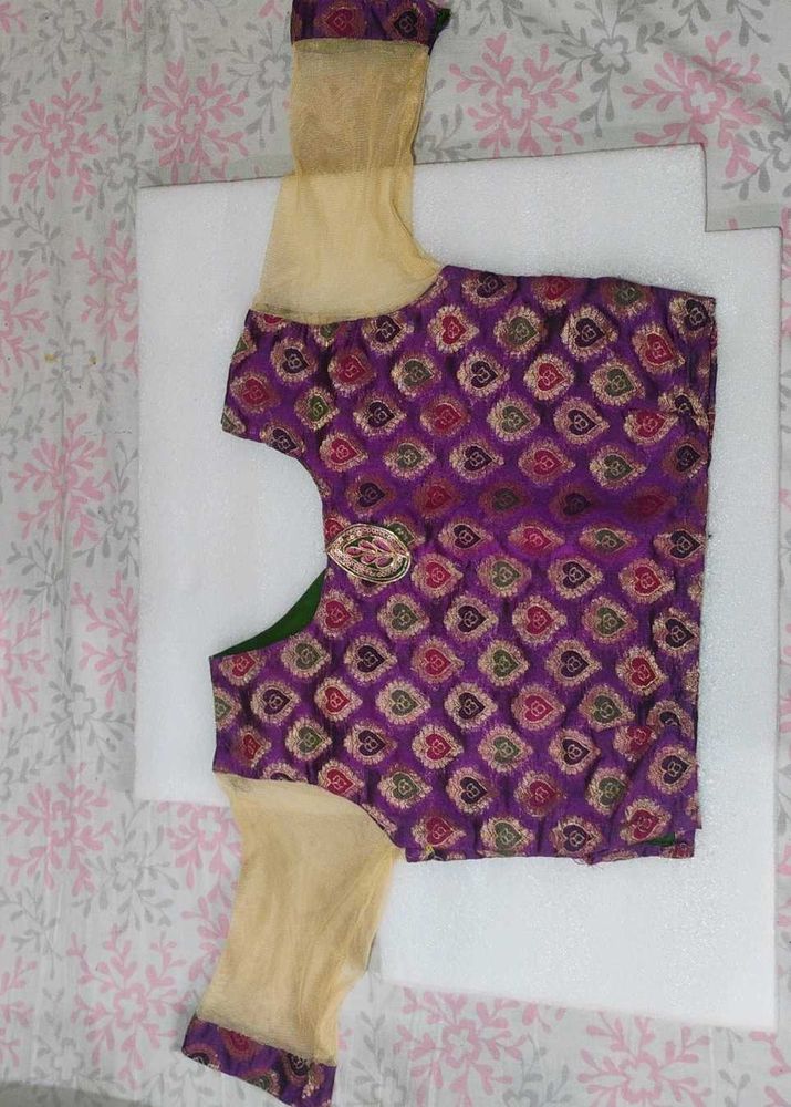 Elegant Purple Blouse