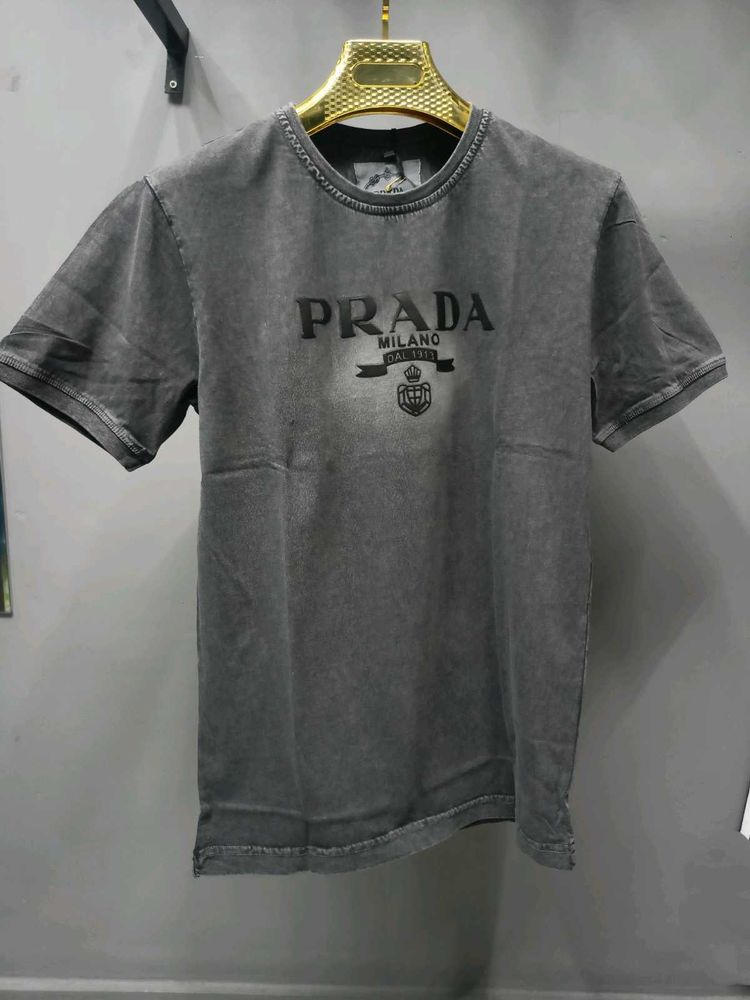 Prada Pure Cotton Denim T-shirt