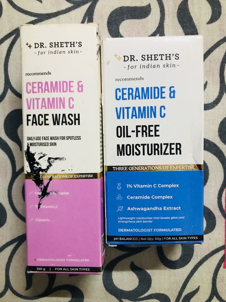 Dr Sheths Moistruiser &amp; Face Wash