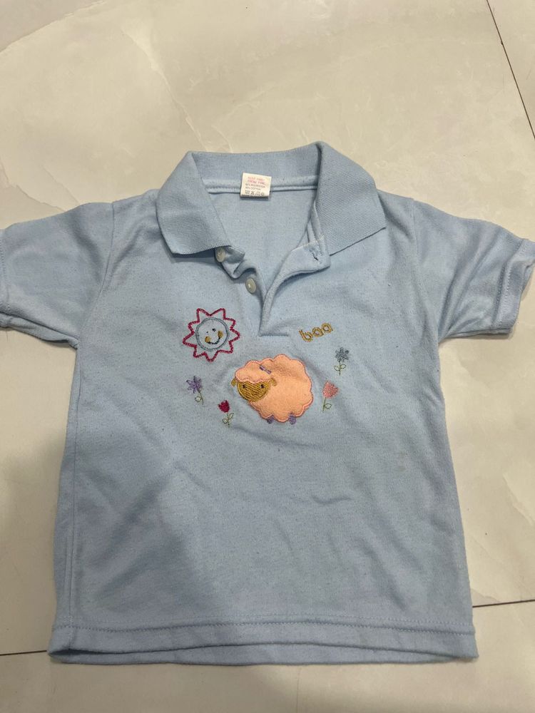 Blue Tshirt For Boys