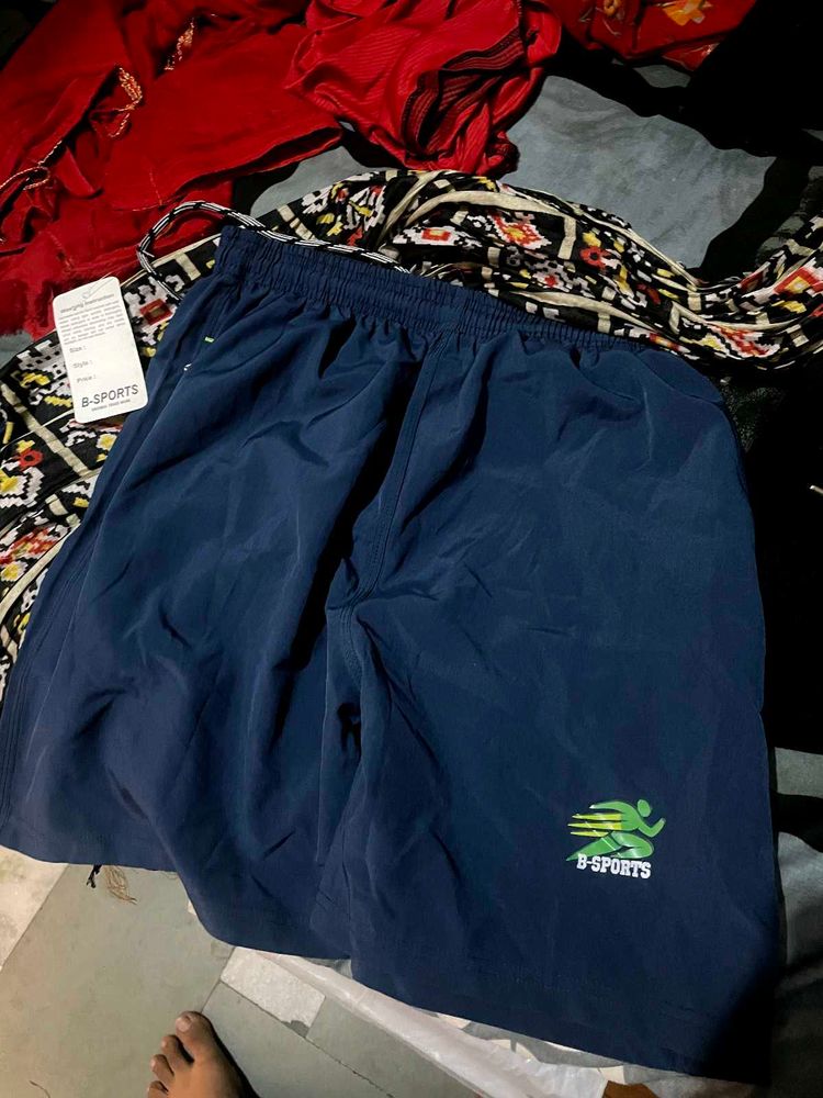 Blue Sports Shorts