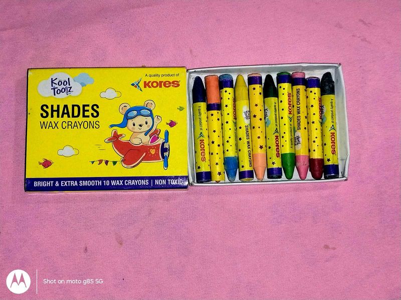 Kores Shades Wax Crayons , colour pencil