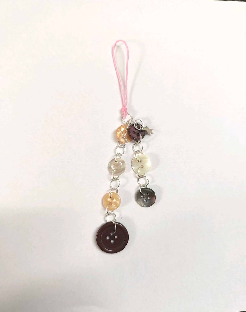 Button Phone charm 🧸