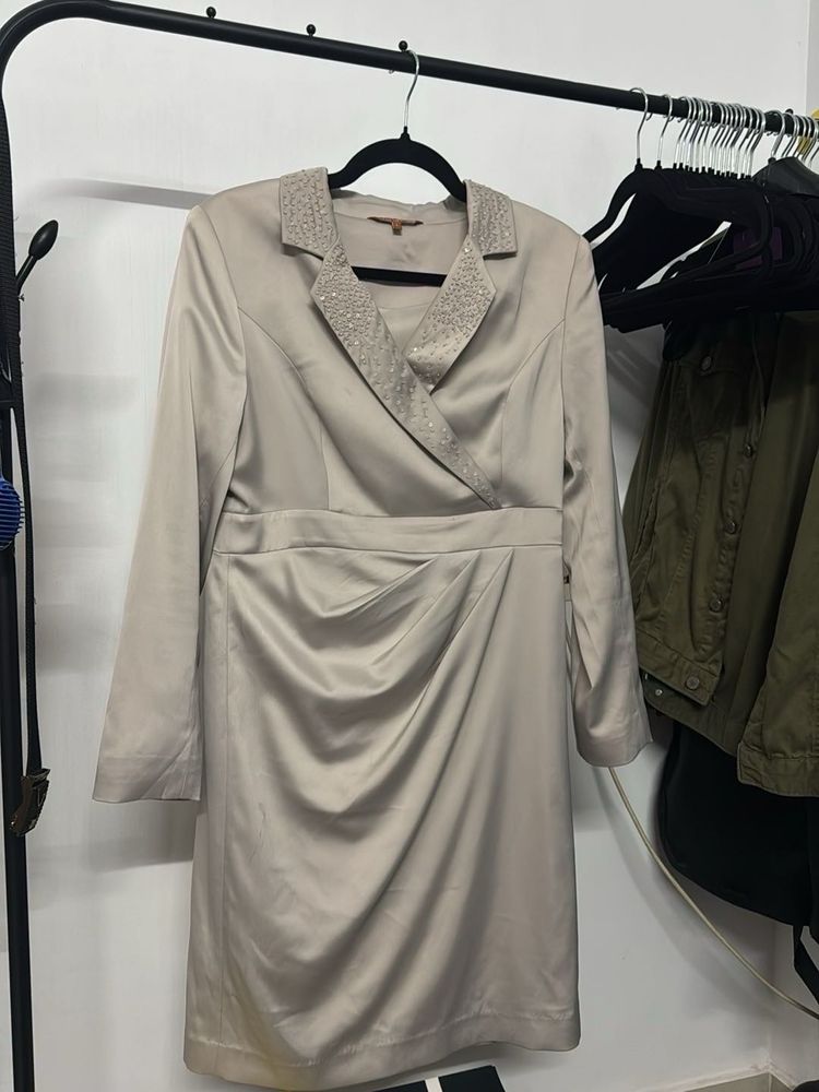 Elegant Office Classic Collard Dress