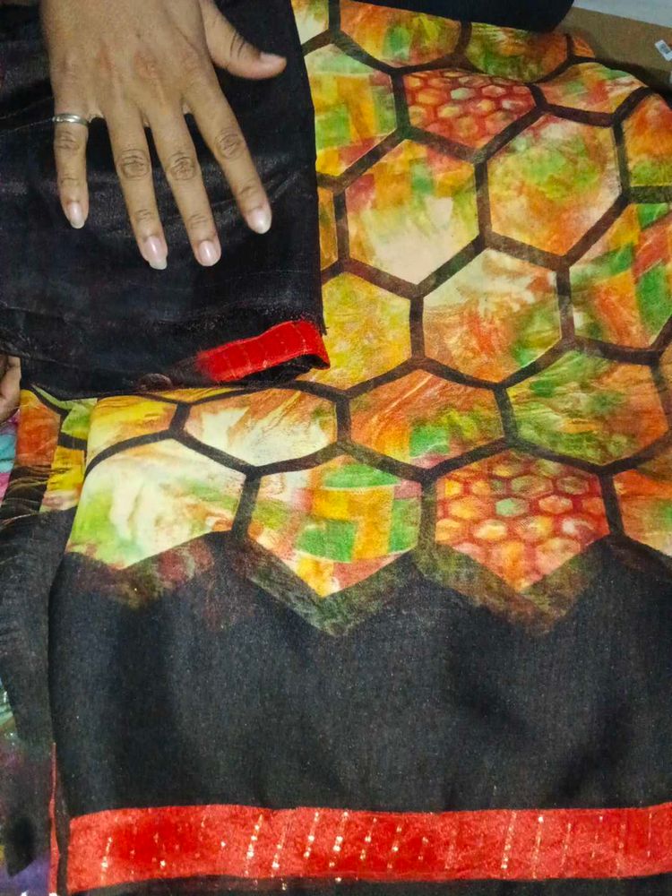 Elegant Printed Saree