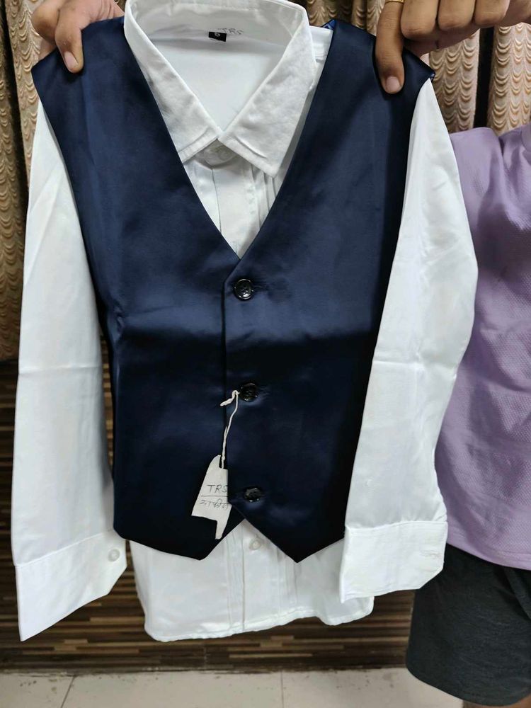 Boys&#39; Formal Vest Shirt Set