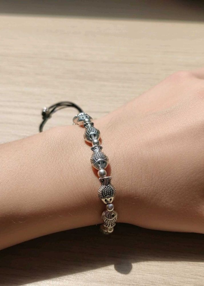 Vintage Silver fish Charm Bracelet