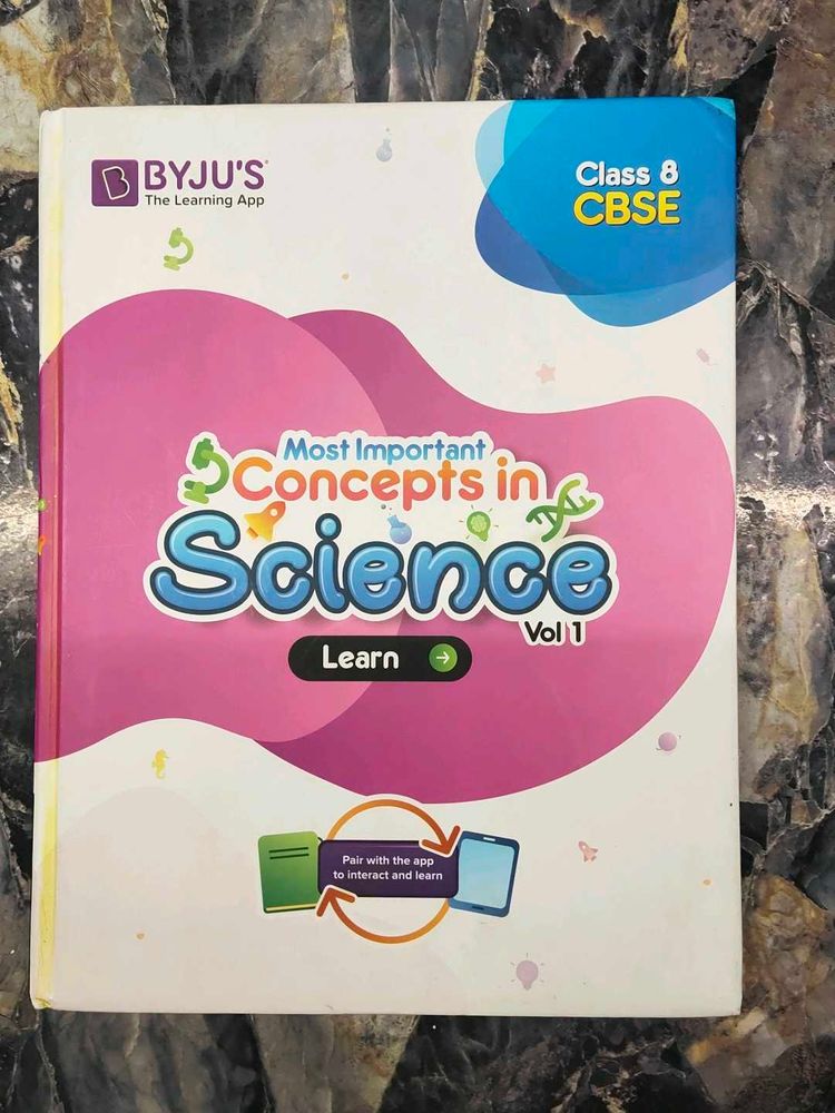 Byjus Science Book For Class 8 Cbse Vol 1