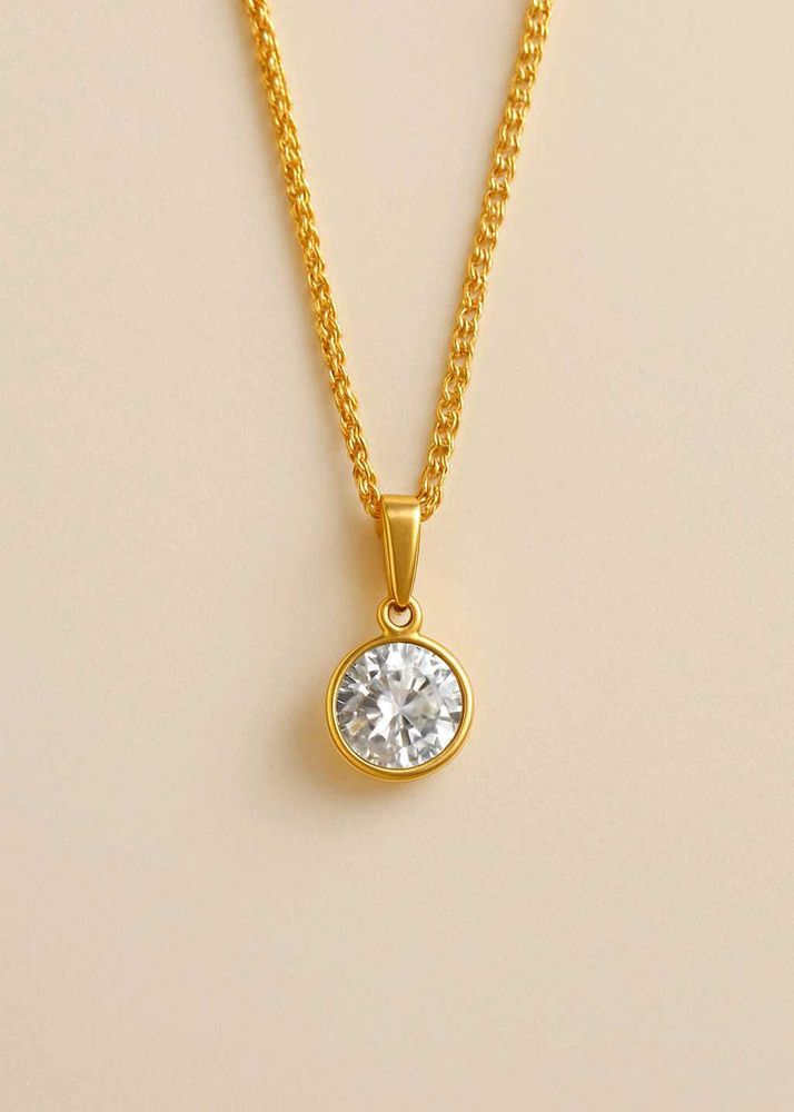 “Gold-plated Pendant Chain | Elegant Daily Wear |