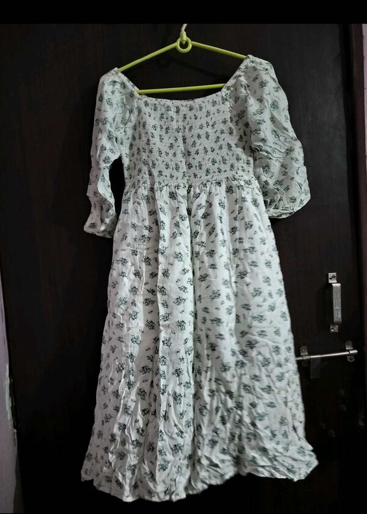 Floral Print Midi Dress