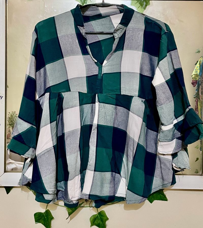 Checked Top