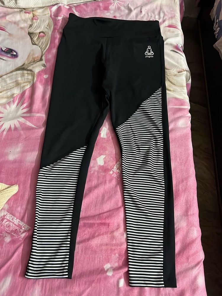 Striped Yoga Leggings