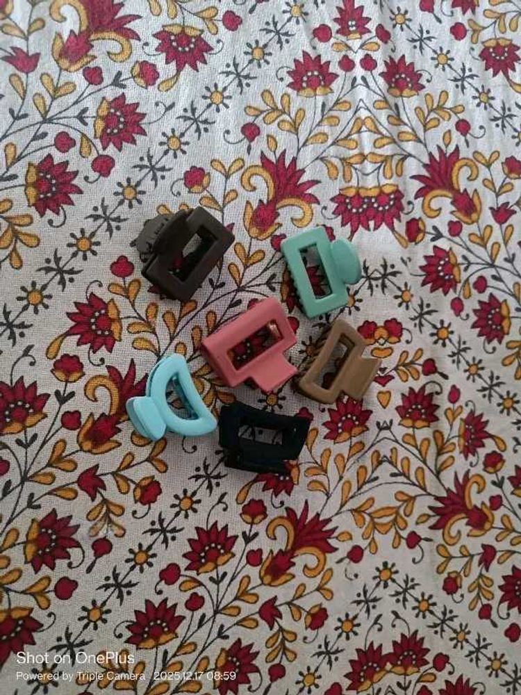 Mini Hair Claw Clips - Set of 6