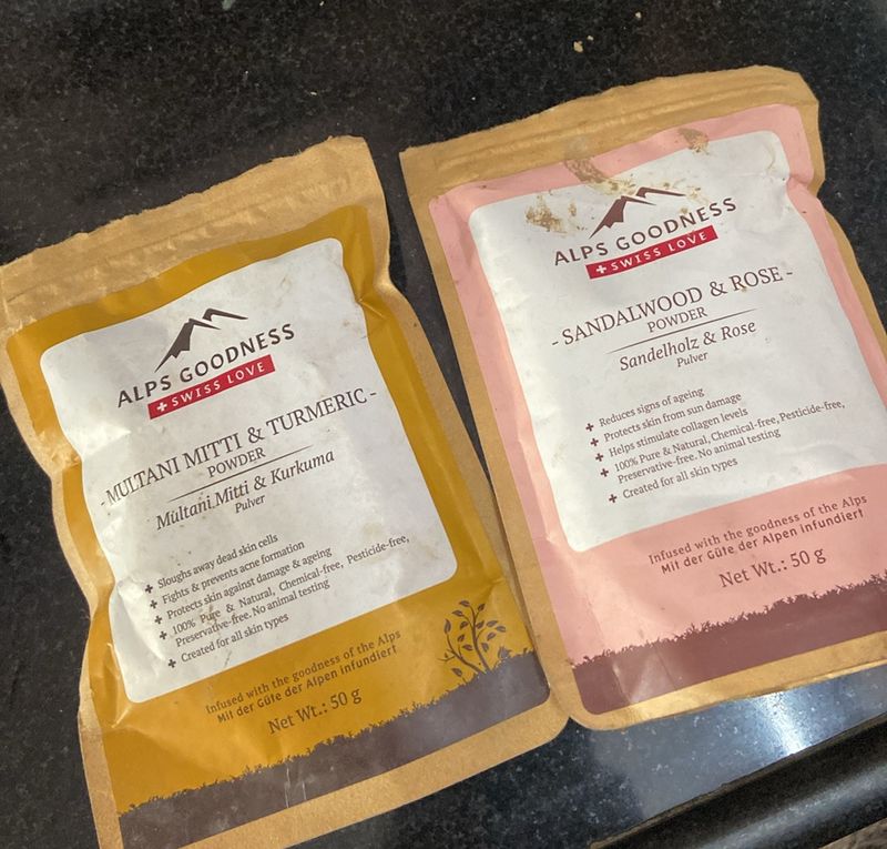 Alps And Goodness Face Mask Powder