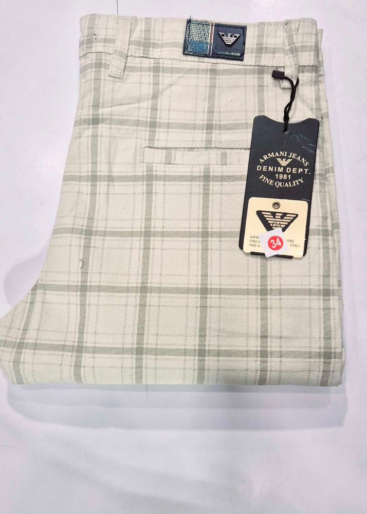 Armani Jeans Plaid Pants