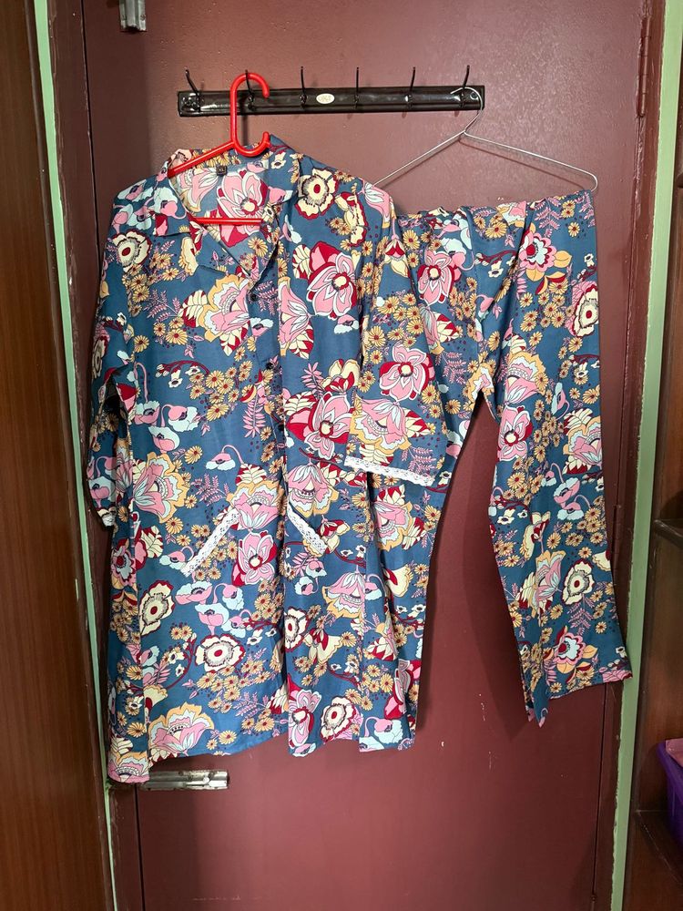 Floral Pajama Set