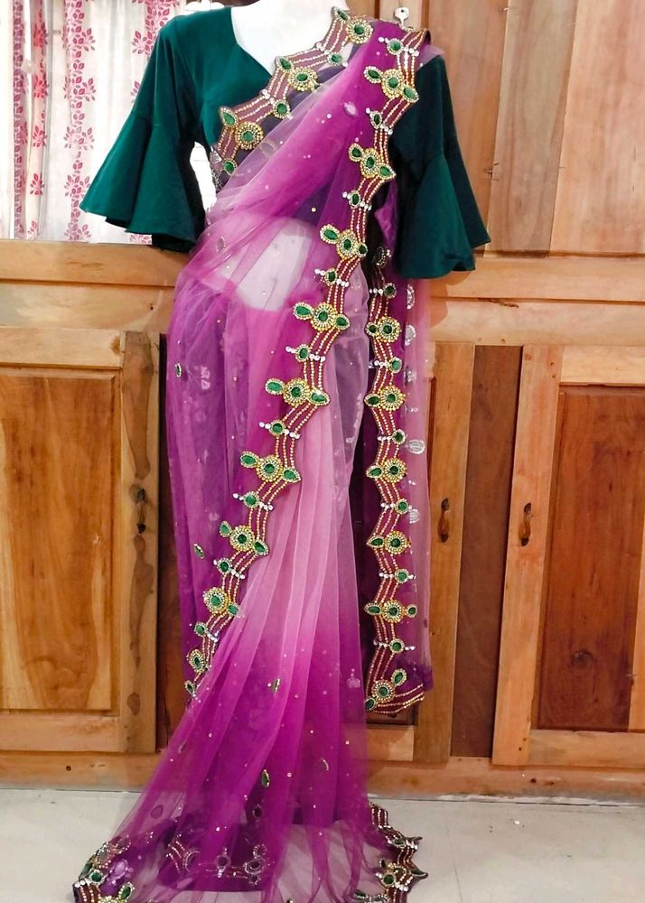 Saree With Blouse ♥️