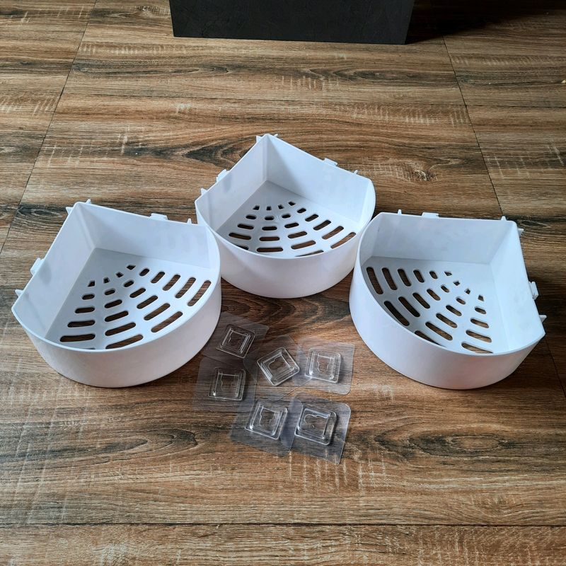 Brand New Set Of 3 Wall Mouny Corner Shelf