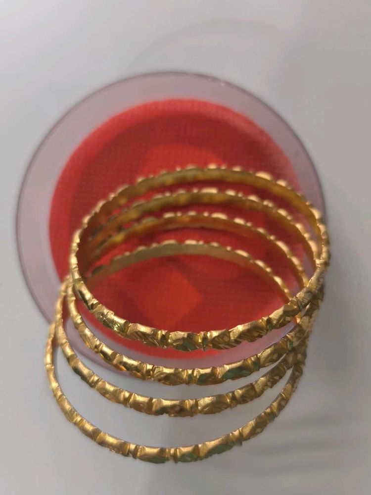 Gold plated Bangles