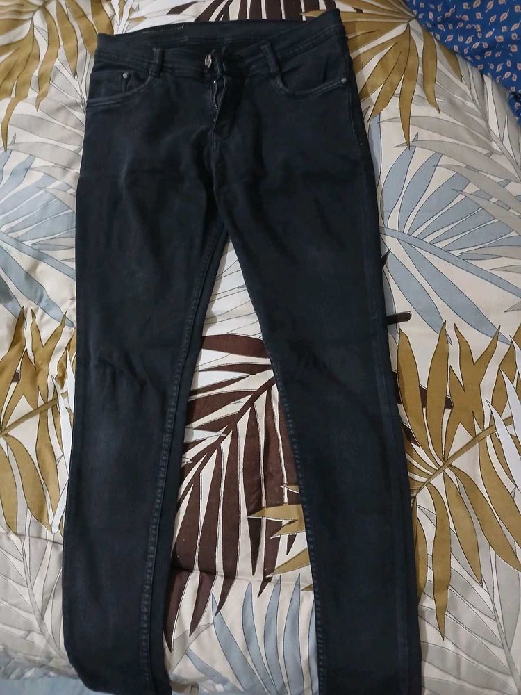 Black Skin Fit Jeans