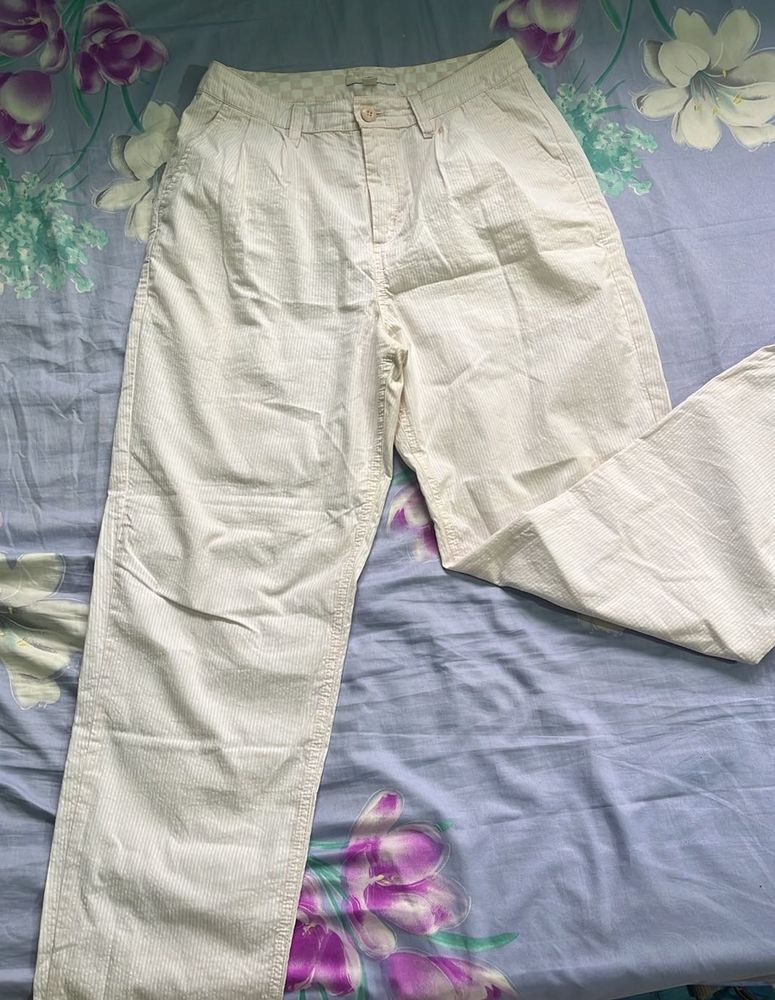 Beige Corduroy Pants