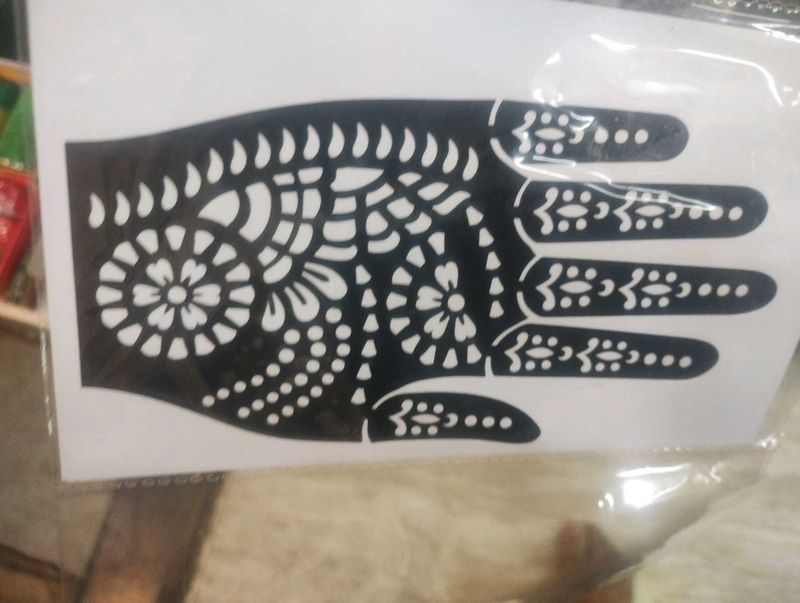 Henna Tattoo Stencil