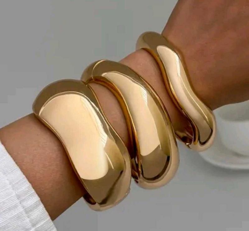 Aesthetic bracelet stack set of 3