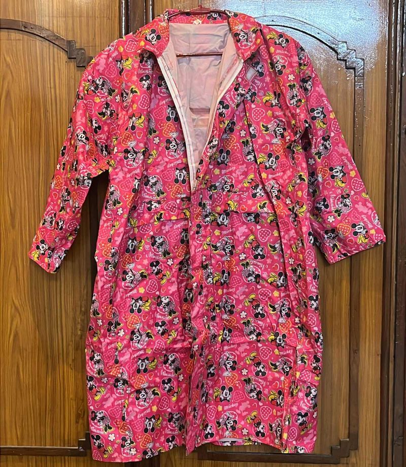 Mickey Mouse Pink RainCoat