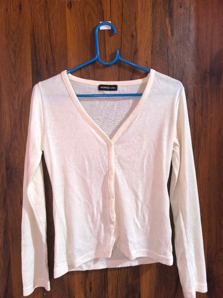 Cream Cardigan - Stylish and Versatile