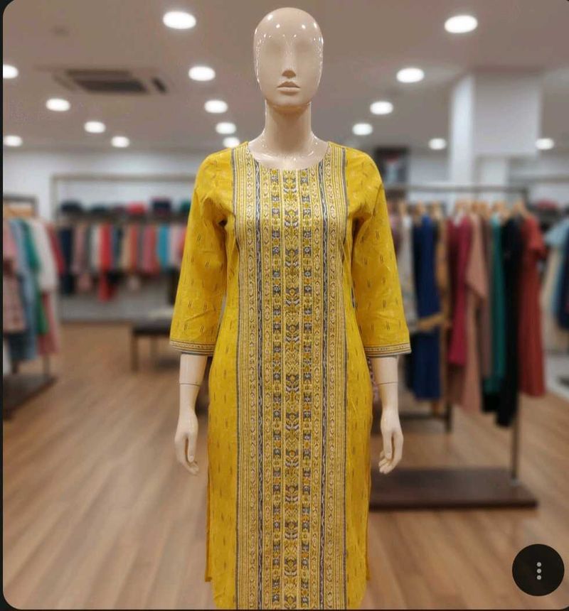 Yellow Cotton Kurta from MAX