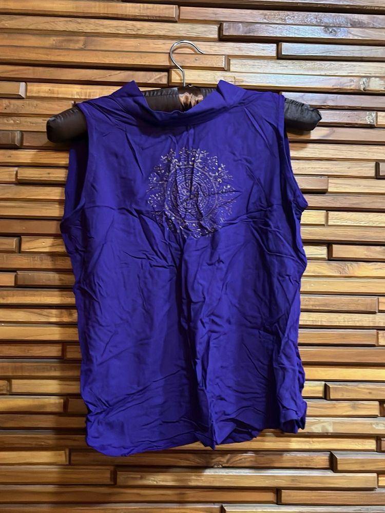 Purple Sleeveless Top