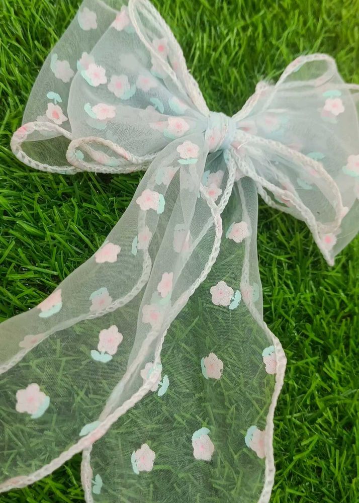 Cutest Floral Bow Clip