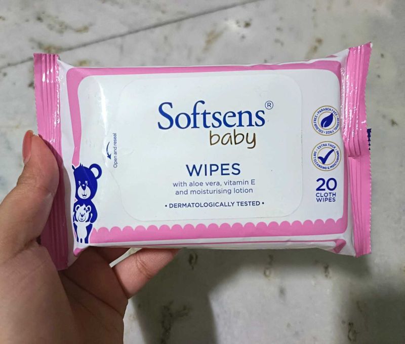 (Set Of 3) Softsens Baby Wipes